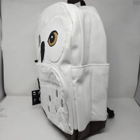 Bioworld Harry Potter Hedwig Owl Faux Leather White School - Main Image